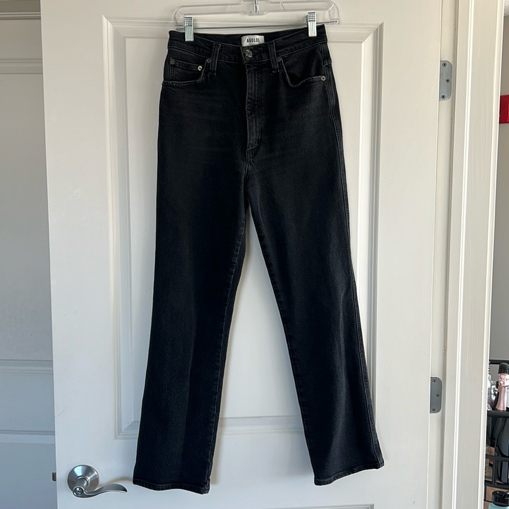 AGOLDE PINCH WAIST HIGH RISE KICK